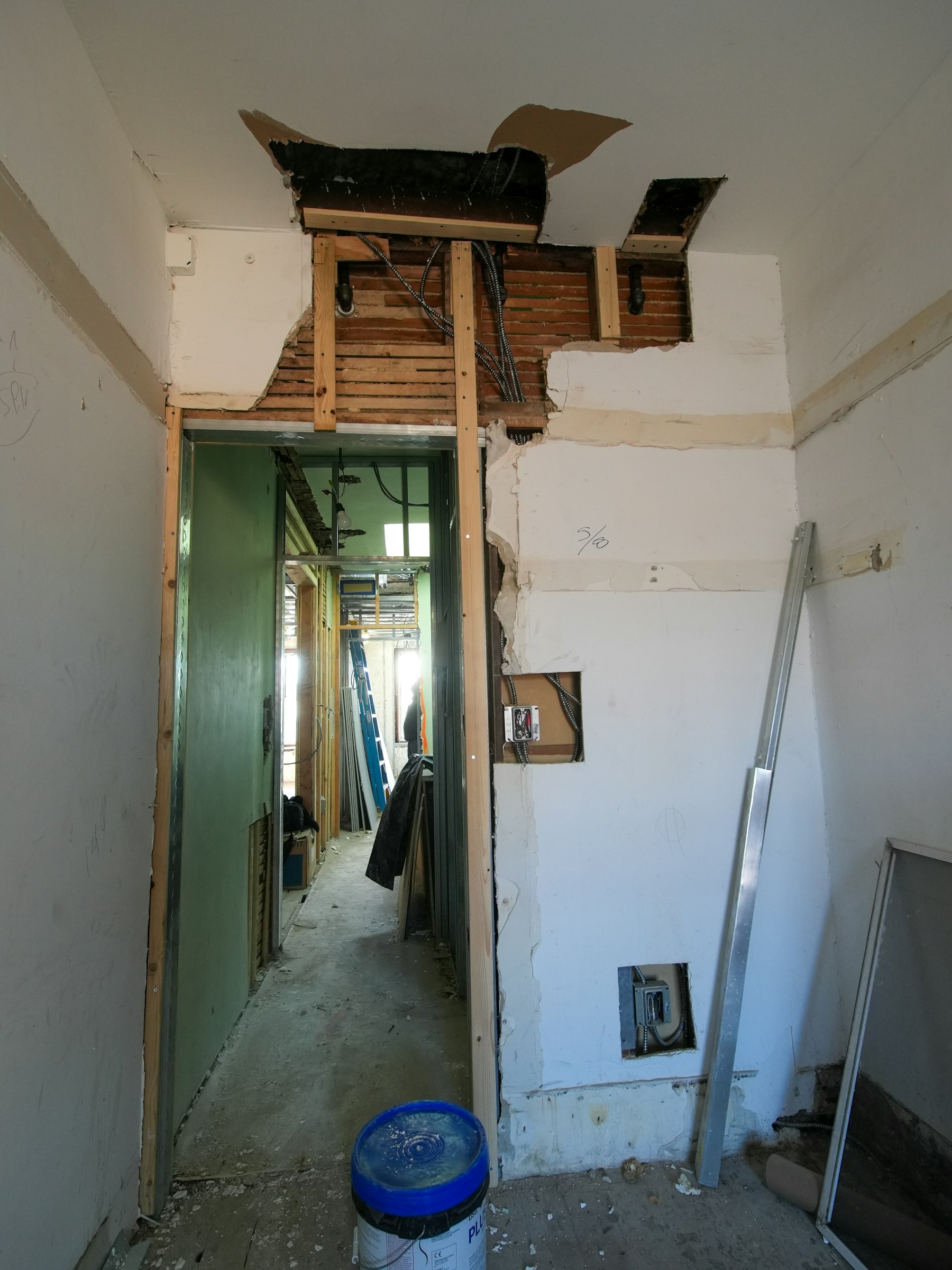 Internal environment during renovation works